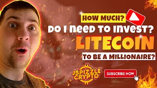 How much do you need to invest into litecoin to become a millionaire Litecoin price prediction [upl. by Ahsinaw]