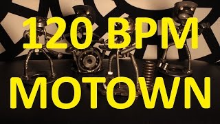 120 BPM  MOTOWN Style  44 Drum Track  Metronome  Drum Beat [upl. by Kinsman]