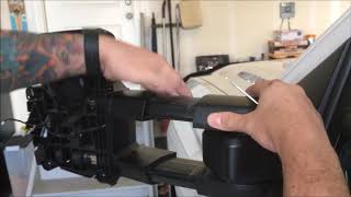 How to Disassemble 2014  2019 GM Tow Mirrors for Side Camera Installation [upl. by Soma]