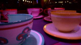 Mad Tea Party  Disneyland 2017 [upl. by Nahsyar312]