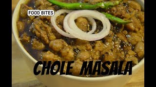 Amritsari chole recipe Chickpea\Garbanzo beans masala  Recipe by FOOD BITES [upl. by Azriel]