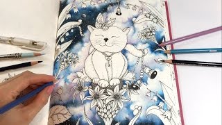 NIGHT SKY DRAWING  Freedom  Part 1  Magical Delights Coloring Book [upl. by Aneerehs939]