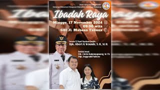 Ibadah Raya GBI Jl Mahena Tahuna  Minggu 17 November 2024 [upl. by Teleya739]