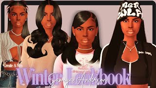 ❄️The Sims 4 Winter Lookbook 2023 CAS  Samiya Anderson 💖thesims4 thesims4cc sims4cc sims4cas [upl. by Adebayo635]