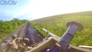 Combat Footage  Drone DESTROYS Russian Trench [upl. by Gowon]