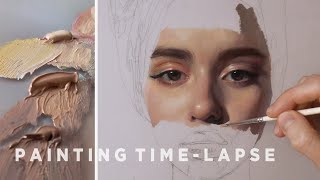 OIL PAINTING TIMELAPSE  “Blossom” [upl. by Anahsek]