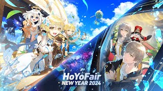 HoYoFair 2024 New Year Genshin Impact amp Honkai Star Rail Fan Art Special Program [upl. by Ludlew740]