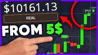 STARTED WITH 5 EARNED 10160 BINARY OPTIONS STRATEGY  STRATEGY STORY HOW TO GROW on Pocket Option [upl. by Ayotnom]