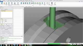 ZW3D CAM Part 4 Turn Mill [upl. by Bainbridge354]