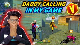 Daddy Calling In My GAME 😱 Akshay Akz Vs Daddy Calling  Free Fire Kerala [upl. by Ninos]