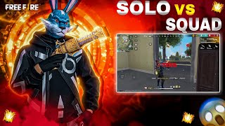 Impossible Moments Solo Vs Squad Gameplay 😱 Wait For End 👿 [upl. by Wurtz]