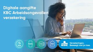 Sectie Werknemer  Digitale aangifte KBC Arbeidsongevallenverzekering [upl. by Kemppe855]