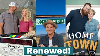 HGTV Shows Renewed for 2025 From Fixer to Fabulous to Home Town hgtv [upl. by Hnah202]