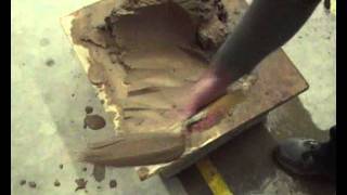 Basic Bricklaying skills How to Cut amp Roll Mortar [upl. by Lemuel]