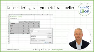 Konsolidering av asymmetriska tabeller [upl. by Dowdell831]