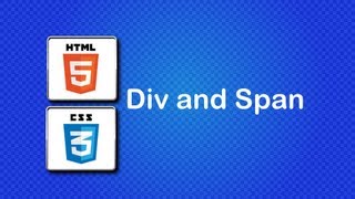 HTML5 and CSS3 Beginner Tutorial 19  Div and Span [upl. by Akinirt556]