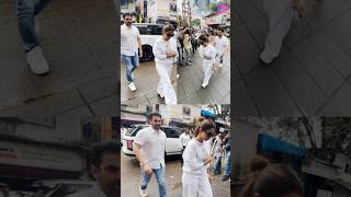 Arbaaz Khan With Wife Shura Khan Reach For Malaika Arora Fathers Funeral [upl. by Richel]