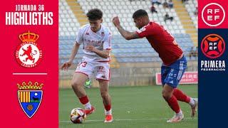 Resumen PrimeraFederación  CyD Leonesa 00 CD Teruel  Jornada 36 Grupo 1 [upl. by Meraree]