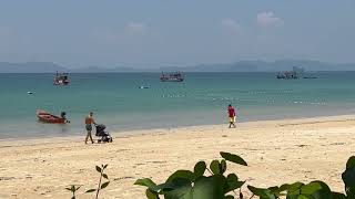 Klong Muang Beach Cafes and a MangoShake [upl. by Cawley900]