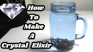 How To Make A Crystal Elixir 💎 SHUNGITE Crystal Infused Healing Water 💧 [upl. by Dasie]