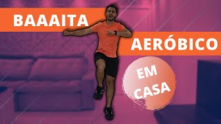 Treino aeróbico para emagrecer SUPER AERÓBICO EM CASA  exercícios aeróbicos para fazer em casa [upl. by Littlejohn]