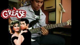 Youre the One That I Want Instrumental Guitar Cover  Grease [upl. by Sucrad]