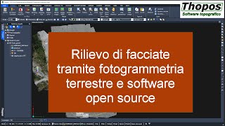 Rilievo di facciate tramite fotogrammetria terrestre e software open source [upl. by Anaile]