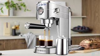 CASABREWS Espresso Machine 20 Bar Coffee Maker [upl. by Jethro837]