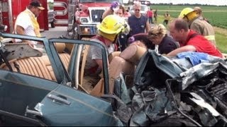 Witnesses Claim Miracle Man Saved Car Crash Victim With Prayer  ABC World News Tonight  ABC News [upl. by Olga]