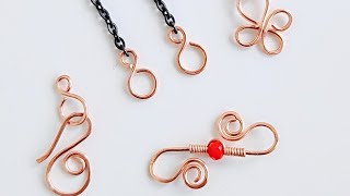 3 Basic Wire Wrap Hook and Clasps in easy beginner friendly steps [upl. by Knight]