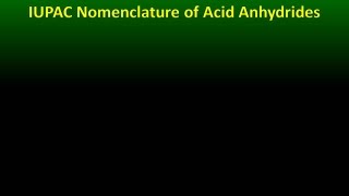 IUPAC Nomenclature of Acid Anhydrides [upl. by Orat649]