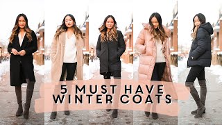 TOP 5 MUST HAVE WINTER COATS  Victoria Hui [upl. by Lolly269]