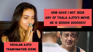 Vedalam  Ajith Tranfomation Scene Reaction by Rachel [upl. by Acimat]