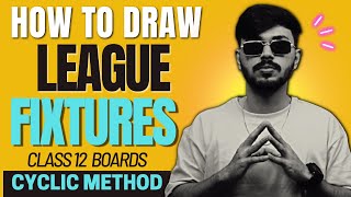 How to Draw Fixtures for League Tournament Cyclic Method  Physical Education  Unit 1 PE Class 12 🔥 [upl. by Elletsyrk]