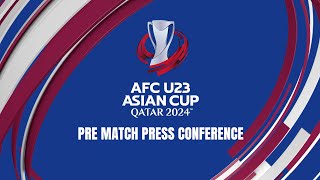 AFCU23  QF M26 Pre Match Press Conference  Indonesia [upl. by Ellerehs]