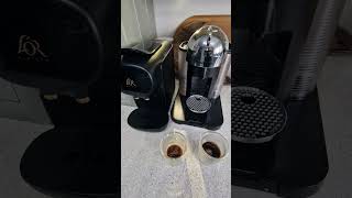 Nespresso vertuo v LOR BARISTA coffee machines crema after 3 min standing [upl. by Imoyn]