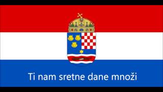 Royal Anthem of Croatia lyrics [upl. by Ahsirk145]