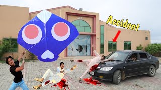 Kite Vs 3 Accident Nasir Car  🪁 [upl. by Sadie]