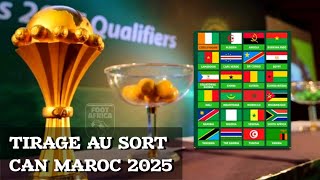 TIRAGE AU SORT CAN MAROC 2025  DATE CHAPEAUX ET RETRANSMISSION TV [upl. by Leiad488]