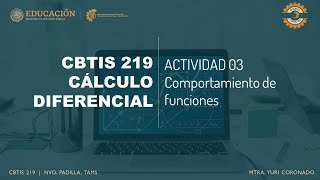 Comportamiento de Funciones  Cálculo Diferencial [upl. by Currey144]