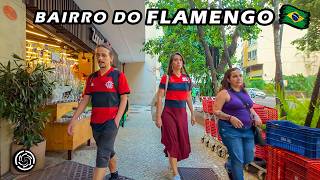 FLAMENGO NEIGHBORHOOD — Rio de Janeiro 🇧🇷 Brazil — 2024 【 4K UHD 】 [upl. by Karon]