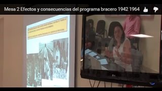 Mesa 2 Efectos y consecuencias del programa bracero 1942 1964 [upl. by Thebazile]