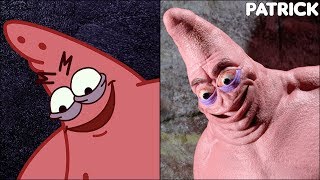 Spongebob Squarepants Characters In Real Life [upl. by Garrot503]