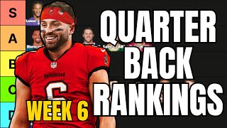 Top 18 Quarterback Rankings For Week 6 Fantasy Football [upl. by Ragg]