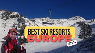 The best ski resorts in Europe 20232024 [upl. by Papagena]