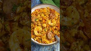 Jambalaya Recipe  Chicken Shrimp and Sausage [upl. by Geoffry]