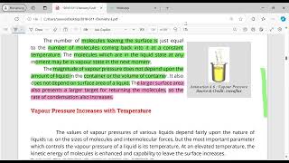 Vapour Pressure and Manometric Method [upl. by Goober]