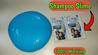 How to make slime with shampoo l How to make slime at home with shampoo l Shampoo slime ASMR [upl. by Lidia]