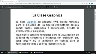 La Clase Graphics de AWT  GUI en Java [upl. by Amada]