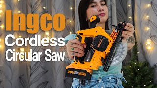 Ingco Cordless Circular Saw Review  CSLI1401 [upl. by Shoemaker]